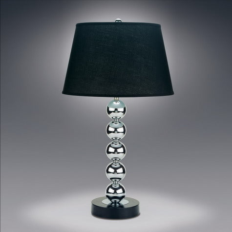 Stacked Ball Chrome 29" Table Lamp, Set of 2 - MyWaynesHome #