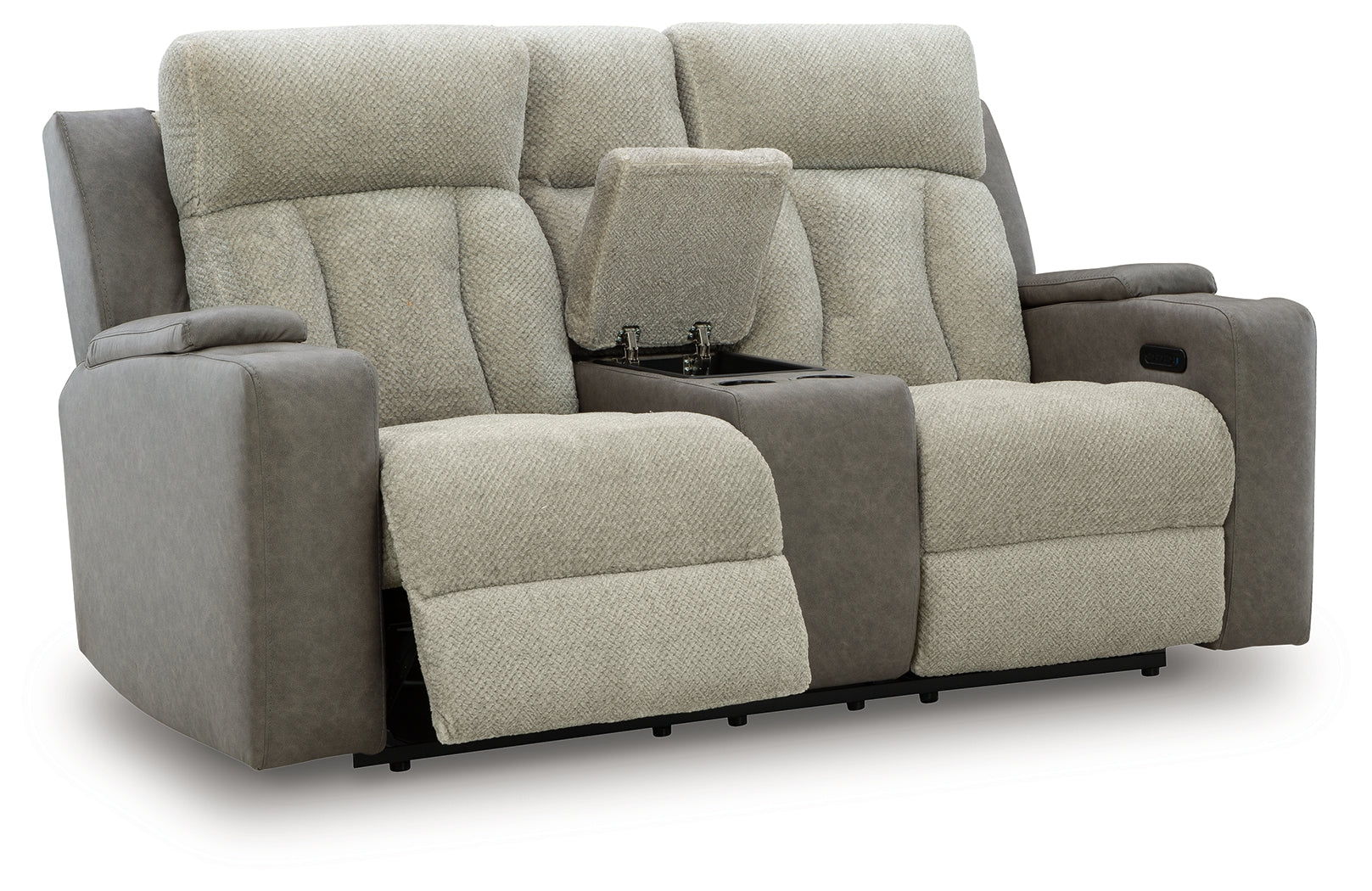 WhipLash Power Reclining Loveseat with Console