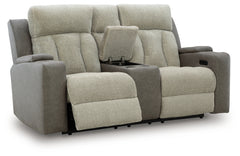 WhipLash Power Reclining Loveseat with Console