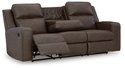 Lavenhorne Reclining Sofa with Drop Down Table - MyWaynesHome #