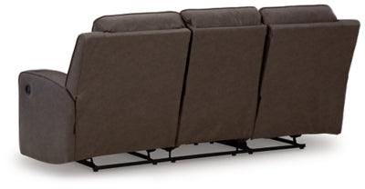 Lavenhorne Reclining Sofa with Drop Down Table - MyWaynesHome #