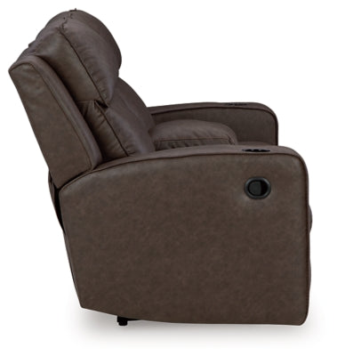 Lavenhorne Reclining Loveseat with Console - MyWaynesHome #