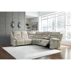 Signature Design by Ashley Family Den Power Reclining Fabric 3 pc Sectional 51802S2