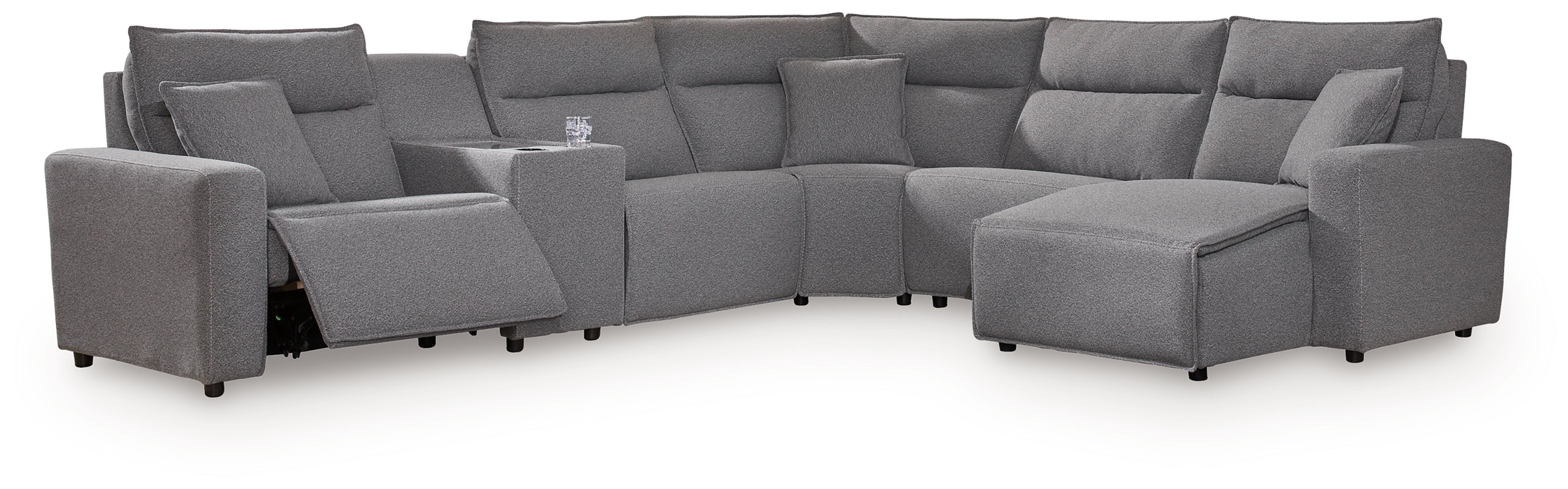 Modmax II 6-Piece Power Reclining Sectional with Chaise and Console