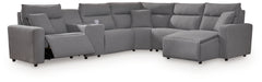 Modmax II 6-Piece Power Reclining Sectional with Chaise and Console