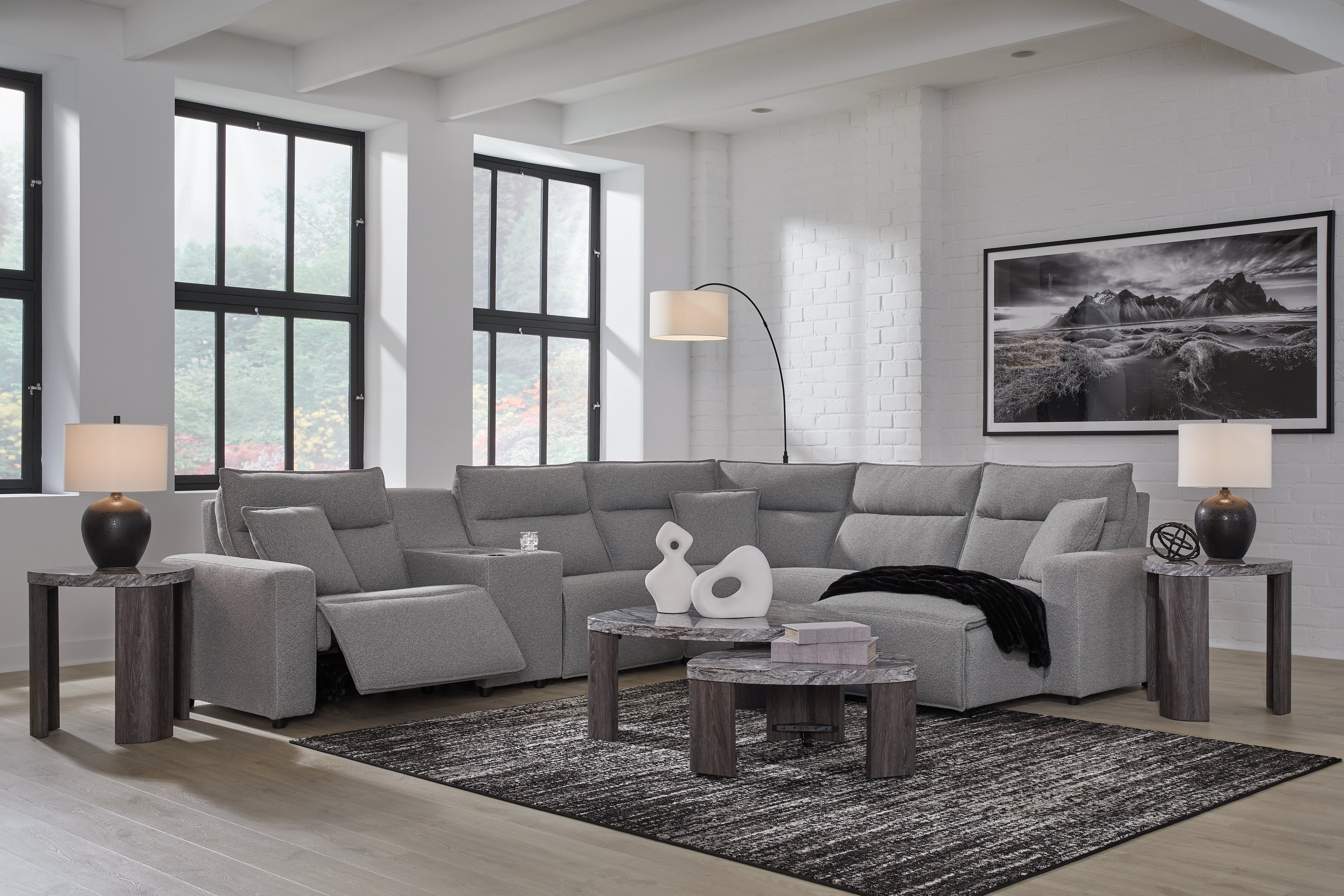 Modmax II 6-Piece Power Reclining Sectional with Chaise and Console