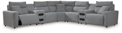 ModMax II 7-Piece Power Reclining Sectional with Audio Consoles