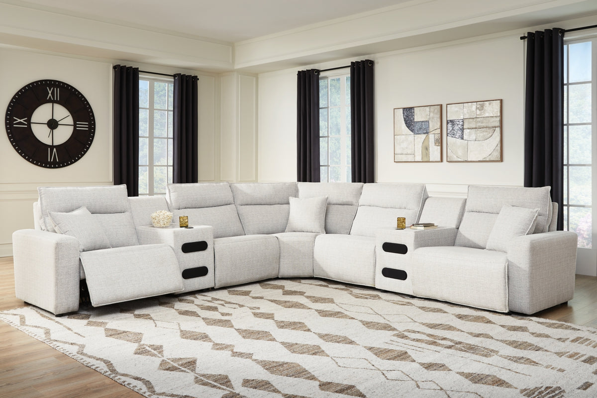Modmax II 7-Piece Power Reclining Sectional with Audio Consoles