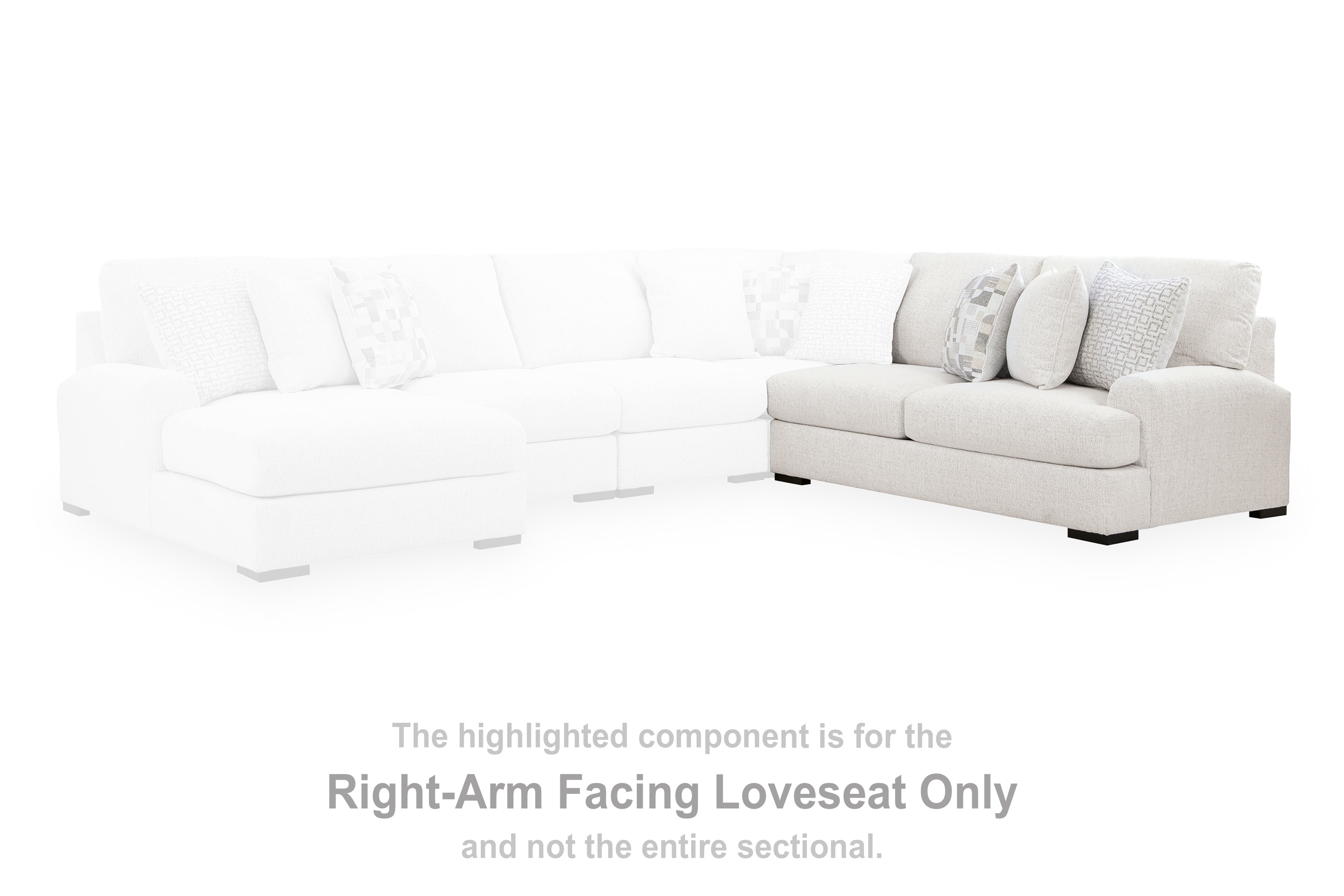 Misty-Lakes Right-Arm Facing Loveseat