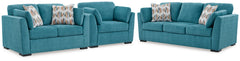 Keerwick Queen Sofa Sleeper, Loveseat and Oversized Chair