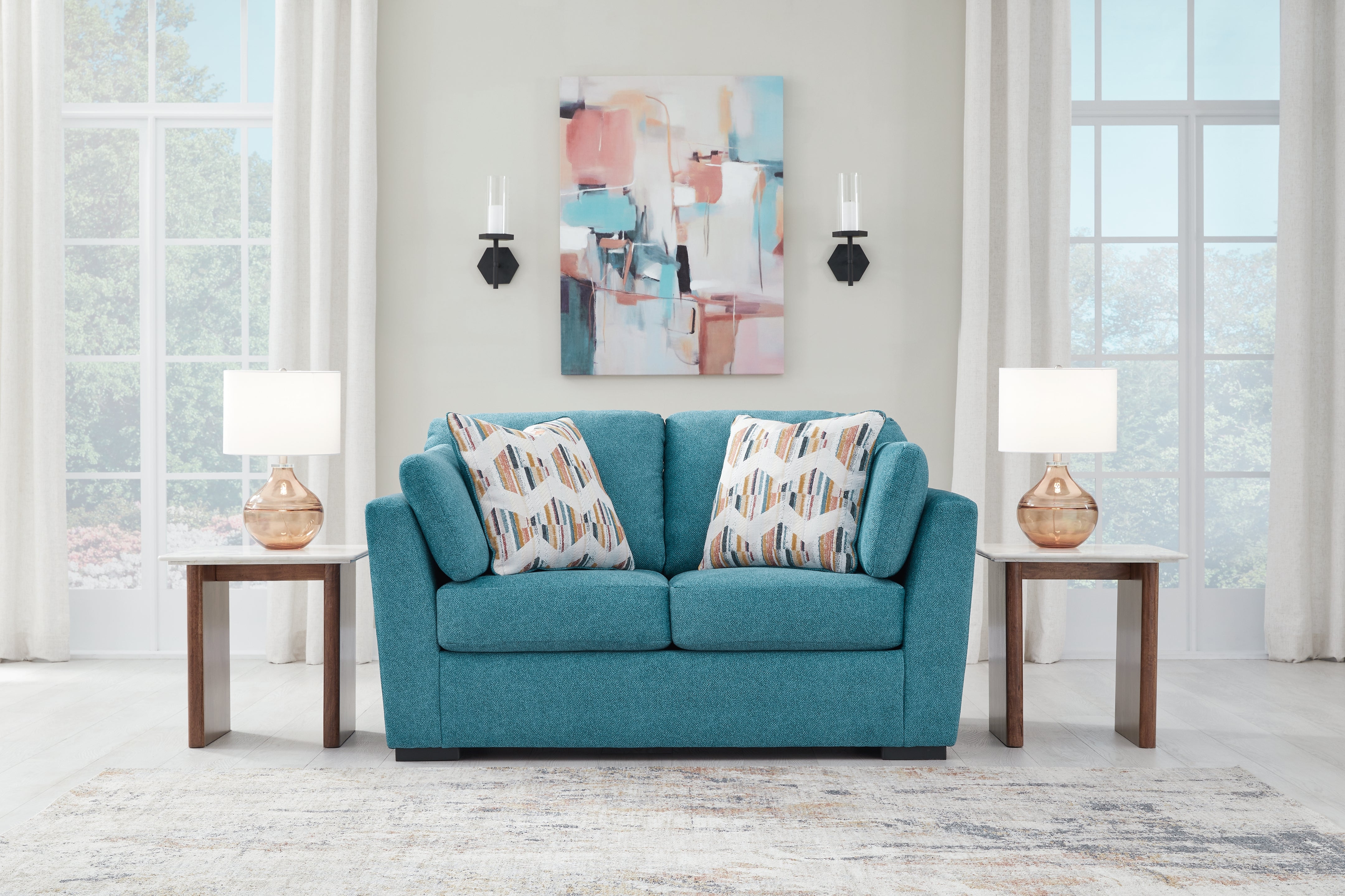 Keerwick Queen Sofa Sleeper, Loveseat and Ottoman
