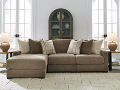 Camellia-Court 3-Piece Sectional with Chaise