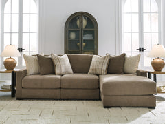 Camellia-Court 3-Piece Sectional with Chaise