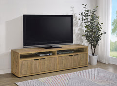 Sentnor 79-inch 4-door Engineered Wood Tv Stand Media Console Mango