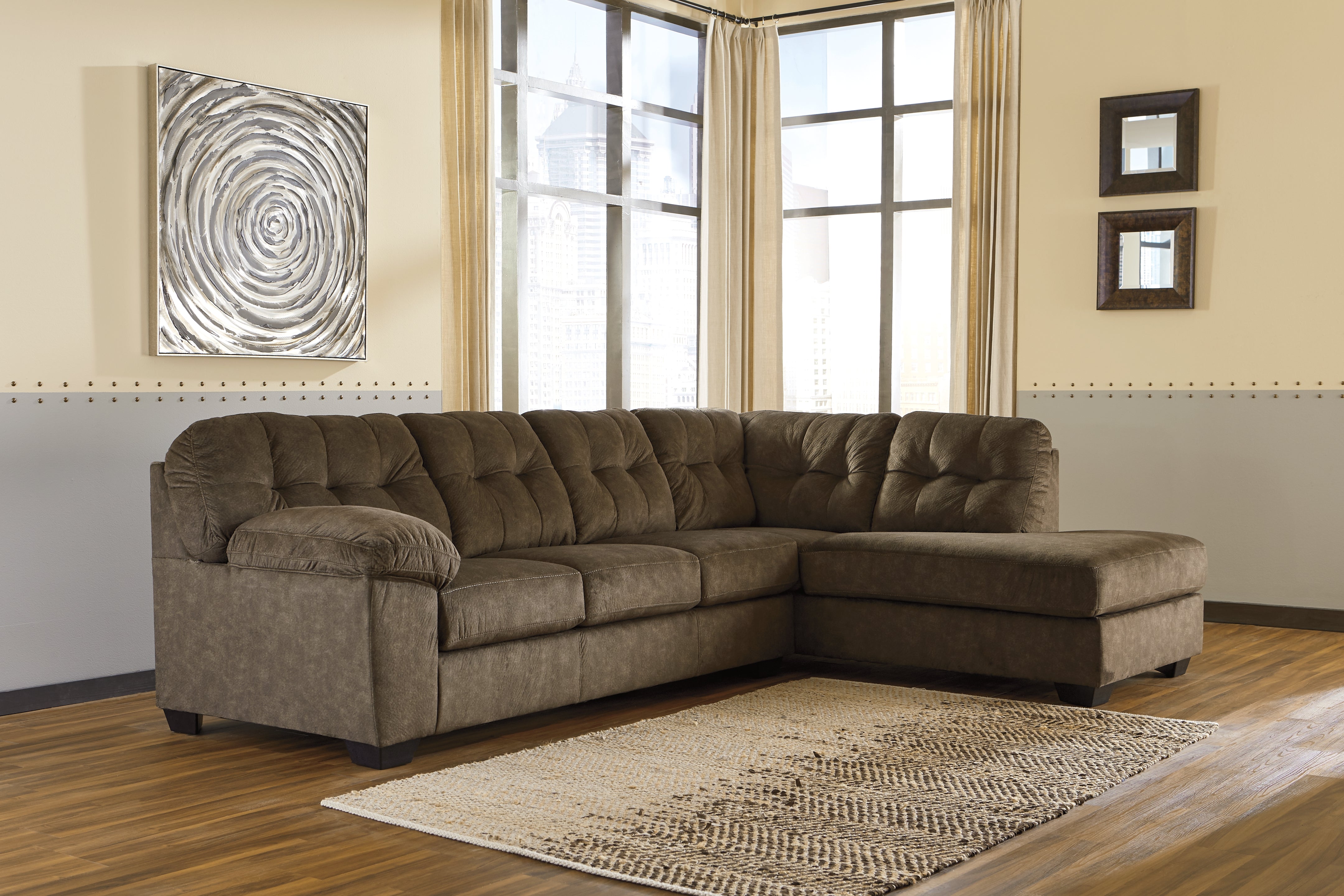 Accrington 2-Piece Sectional with Chaise and Ottoman