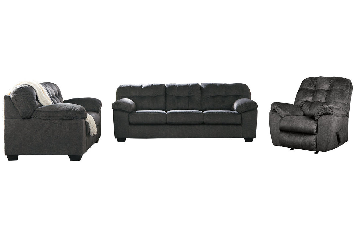 Accrington Granite Sofa and Loveseat with Recliner