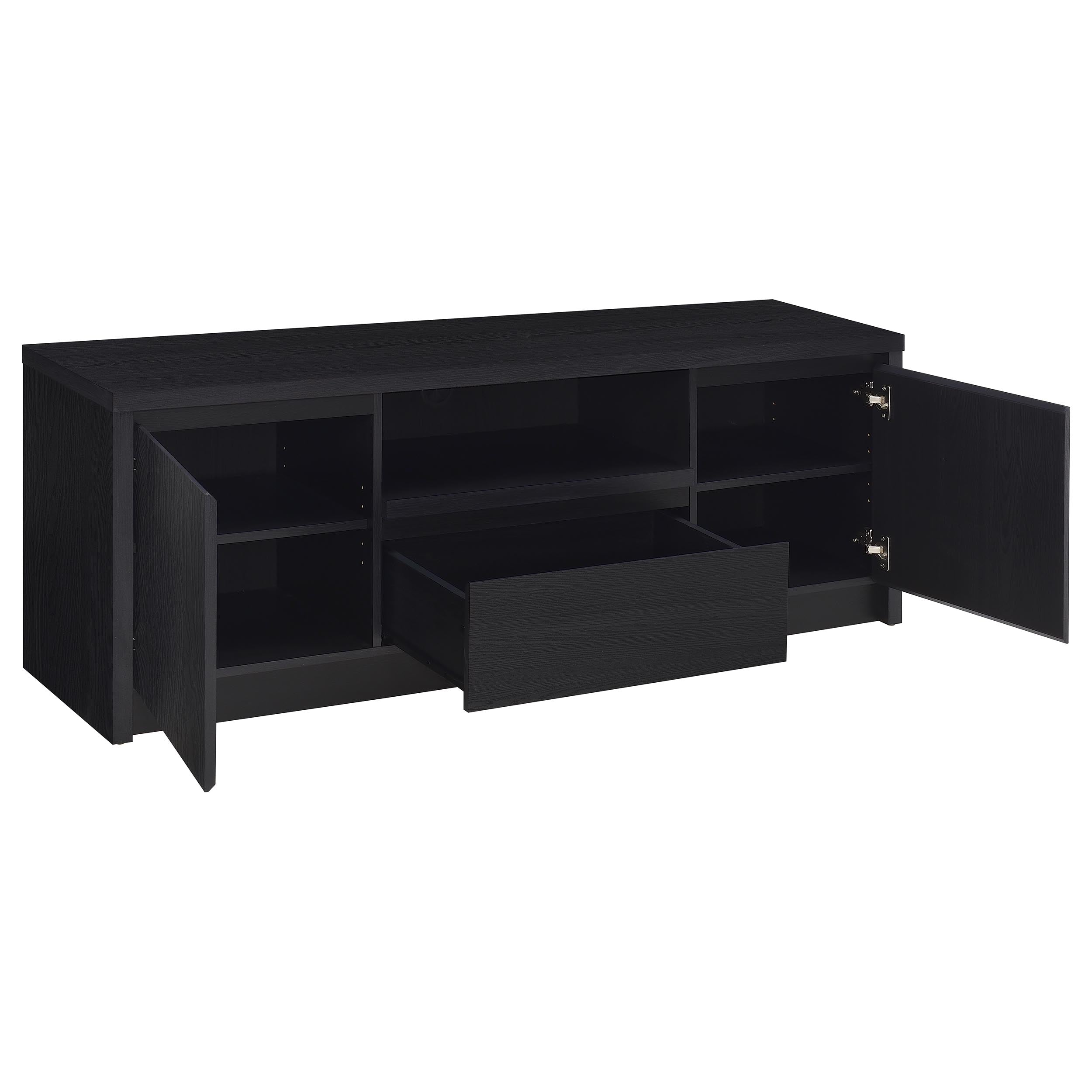 Winfield 60-inch 2-door Tv Stand Media Console Black
