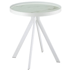 Briggs 2-piece Round Coffee And End Table Set White