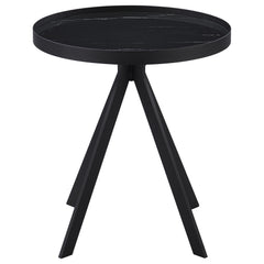 Briggs 3-piece Round Coffee And End Table Set Black