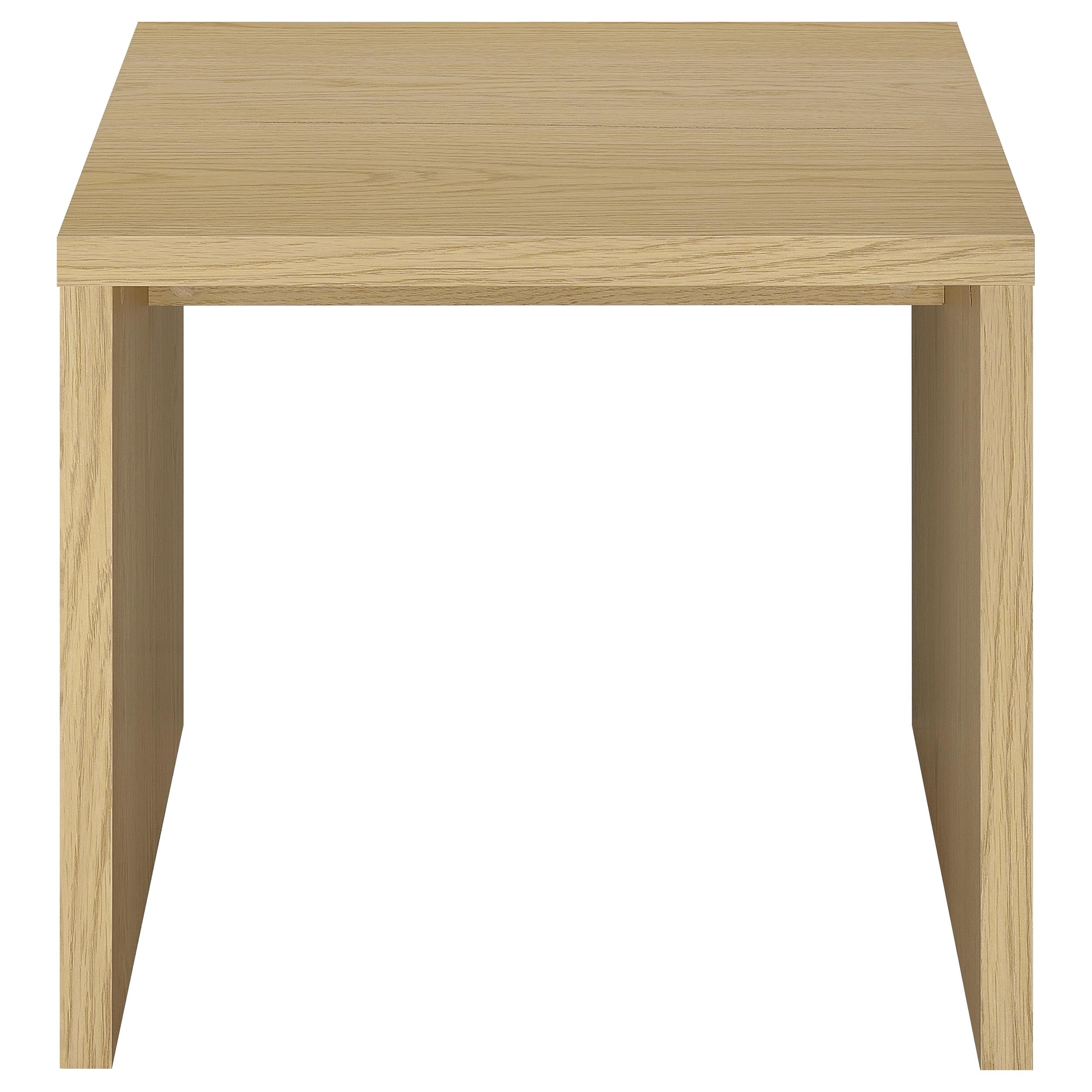 Canoga 2-piece Lift Top Cocktail Coffee Table Set Light Oak