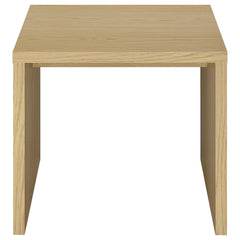Canoga 3-piece Lift Top Cocktail Coffee Table Set Light Oak