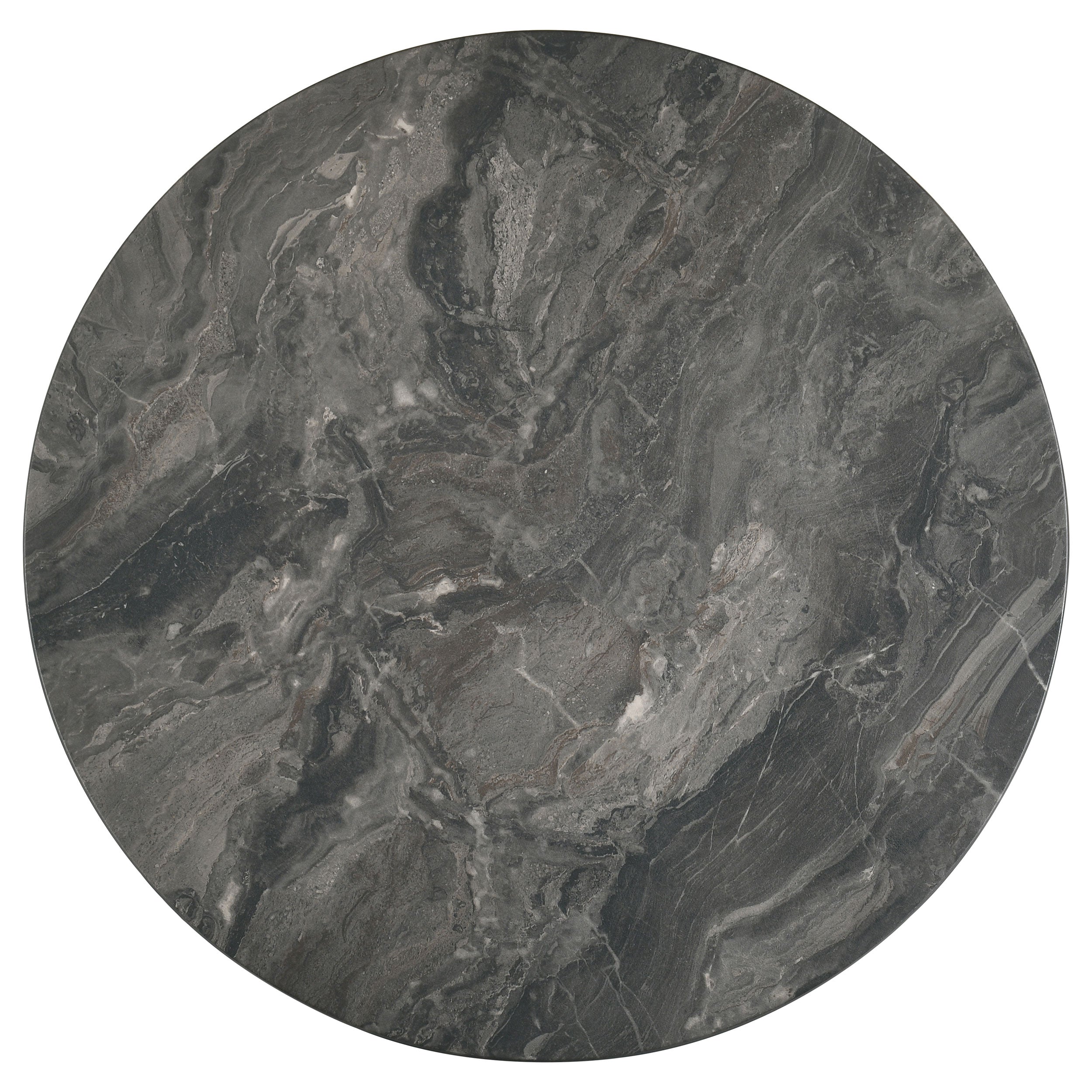 Bradley 3-piece Round Smarttop Coffee Table Set Smokey Grey And Brown