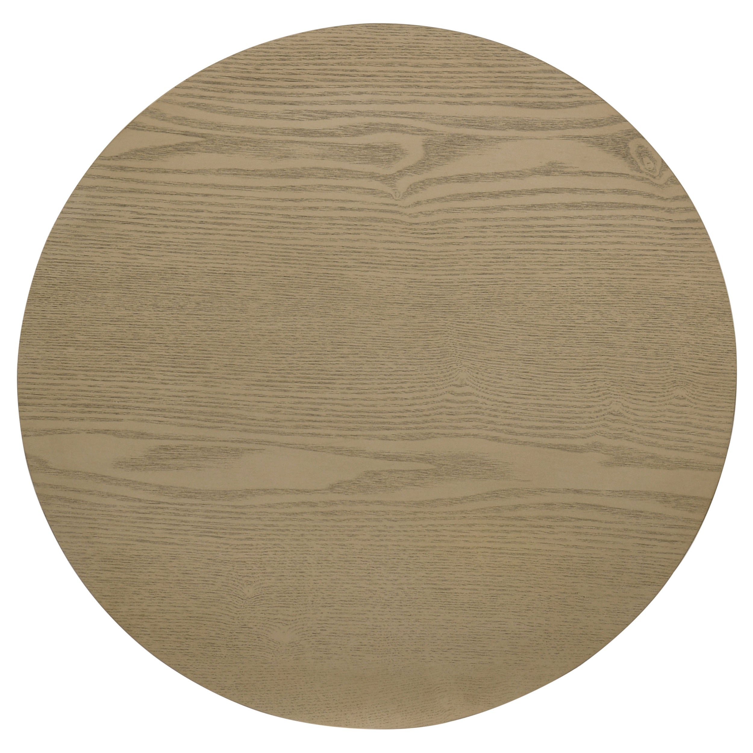 Hamlyn 2-piece Round Fluted Coffee And End Table Set Natural Oak