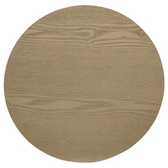 Hamlyn 2-piece Round Fluted Coffee And End Table Set Natural Oak
