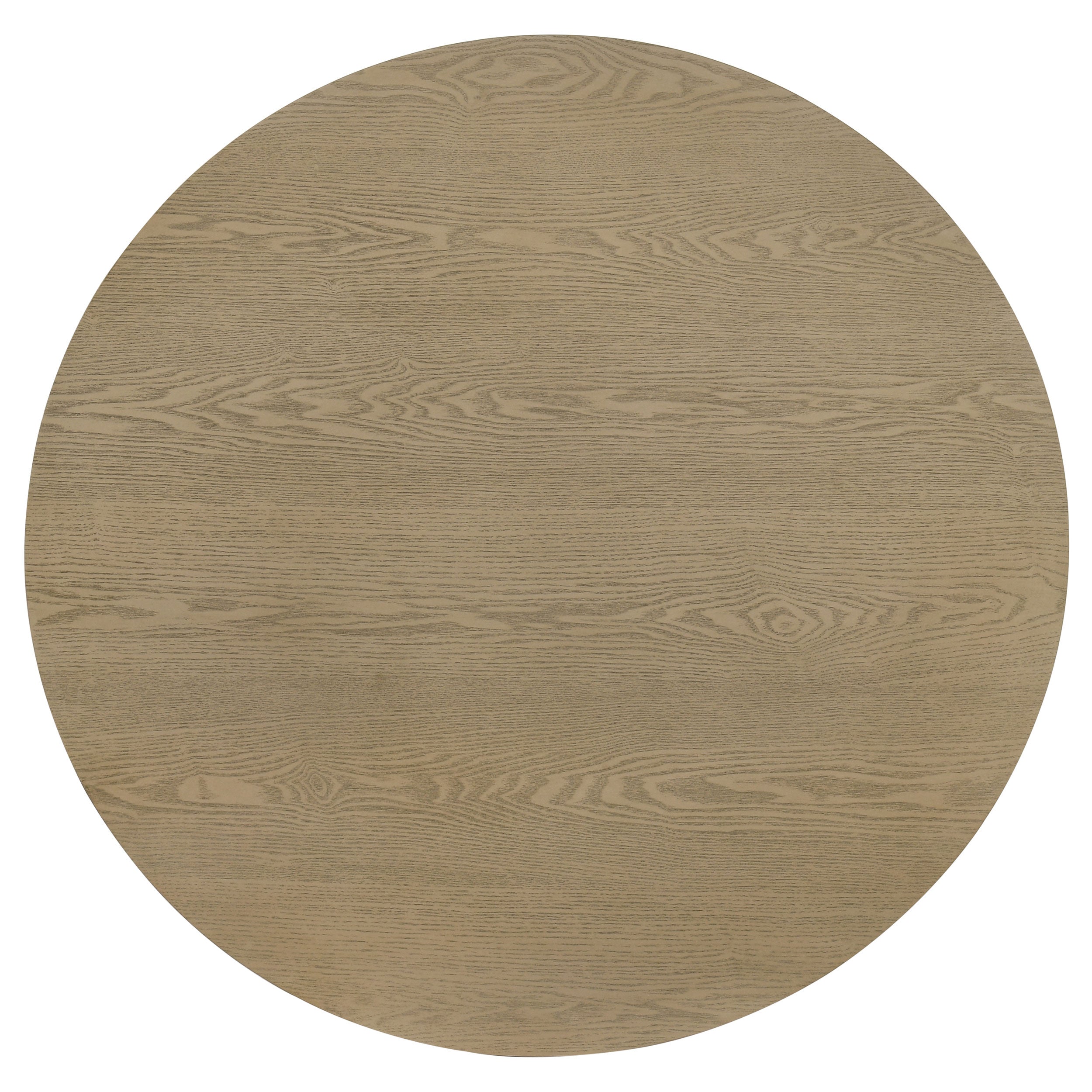 Hamlyn 2-piece Round Fluted Coffee And End Table Set Natural Oak