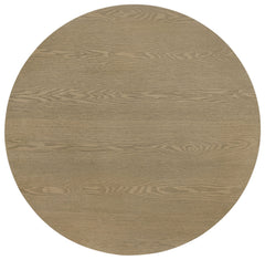 Hamlyn Round Fluted Occasional Cocktail Coffee Table Natural Oak