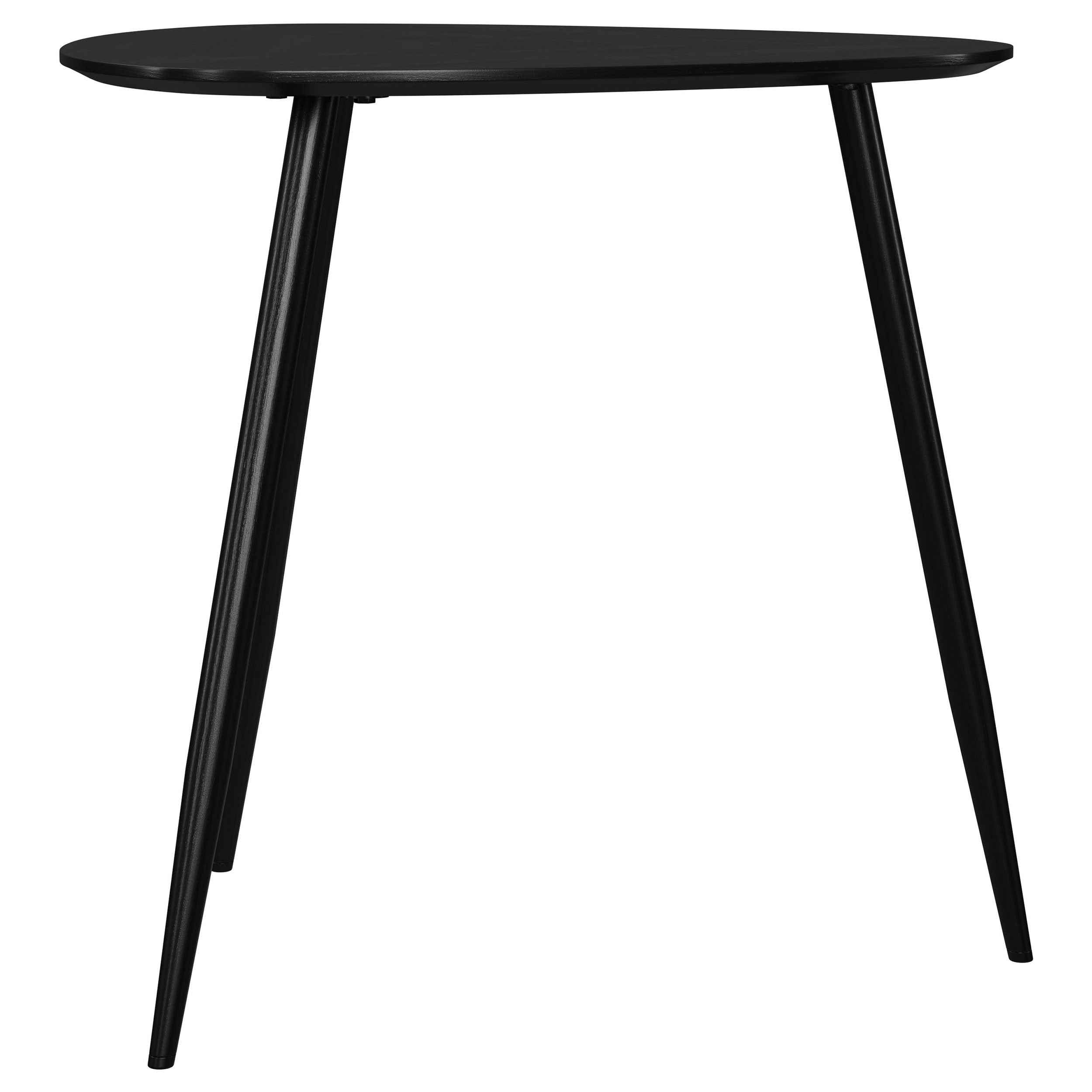 Odessa 2-piece Triangular Coffee And End Table Set Black