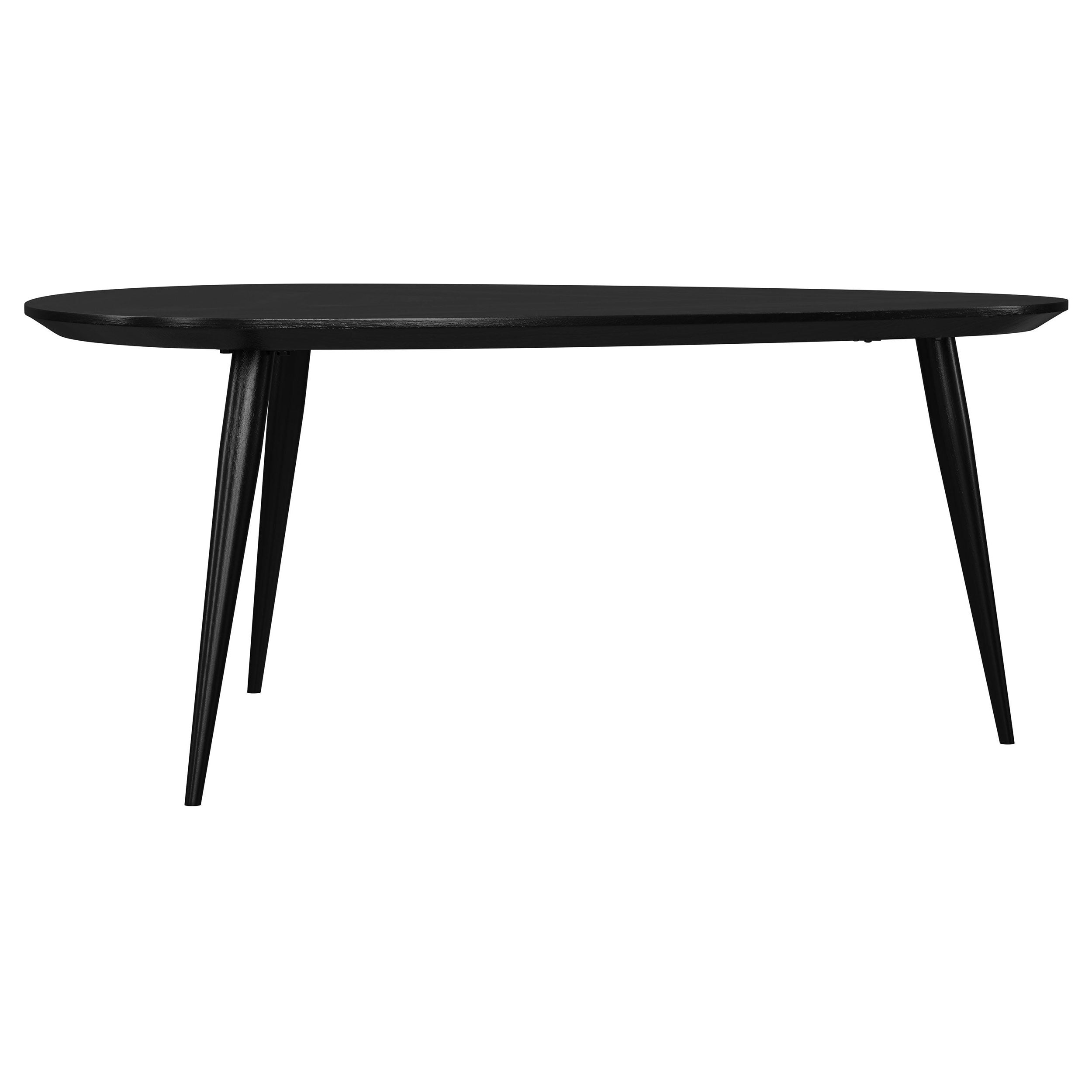 Odessa 2-piece Triangular Coffee And End Table Set Black