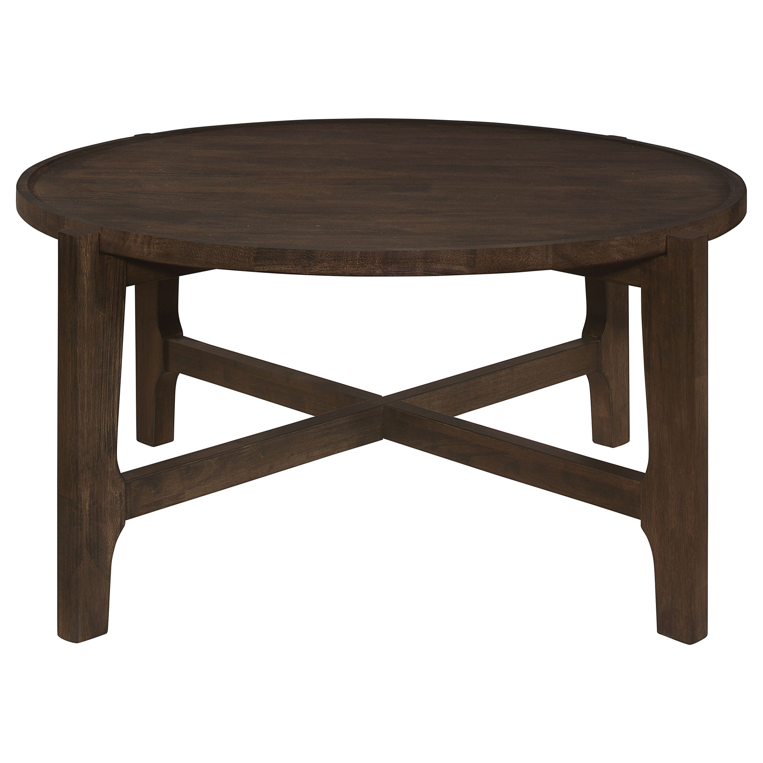 Cota 3-piece Solid Wood Coffee And End Table Set Dark Brown