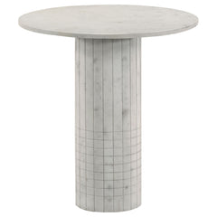 Astoria 3-piece Marble Coffee And End Table Set White