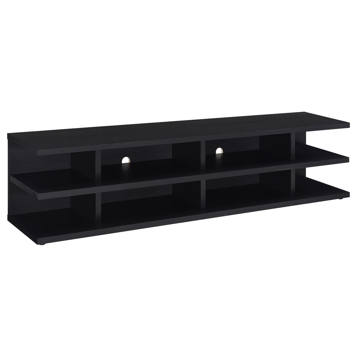 Cartmill 78-inch 2-tier Tv Stand Media Console Black