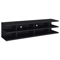 Cartmill 78-inch 2-tier Tv Stand Media Console Black