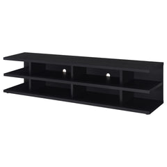 Cartmill 78-inch 2-tier Tv Stand Media Console Black