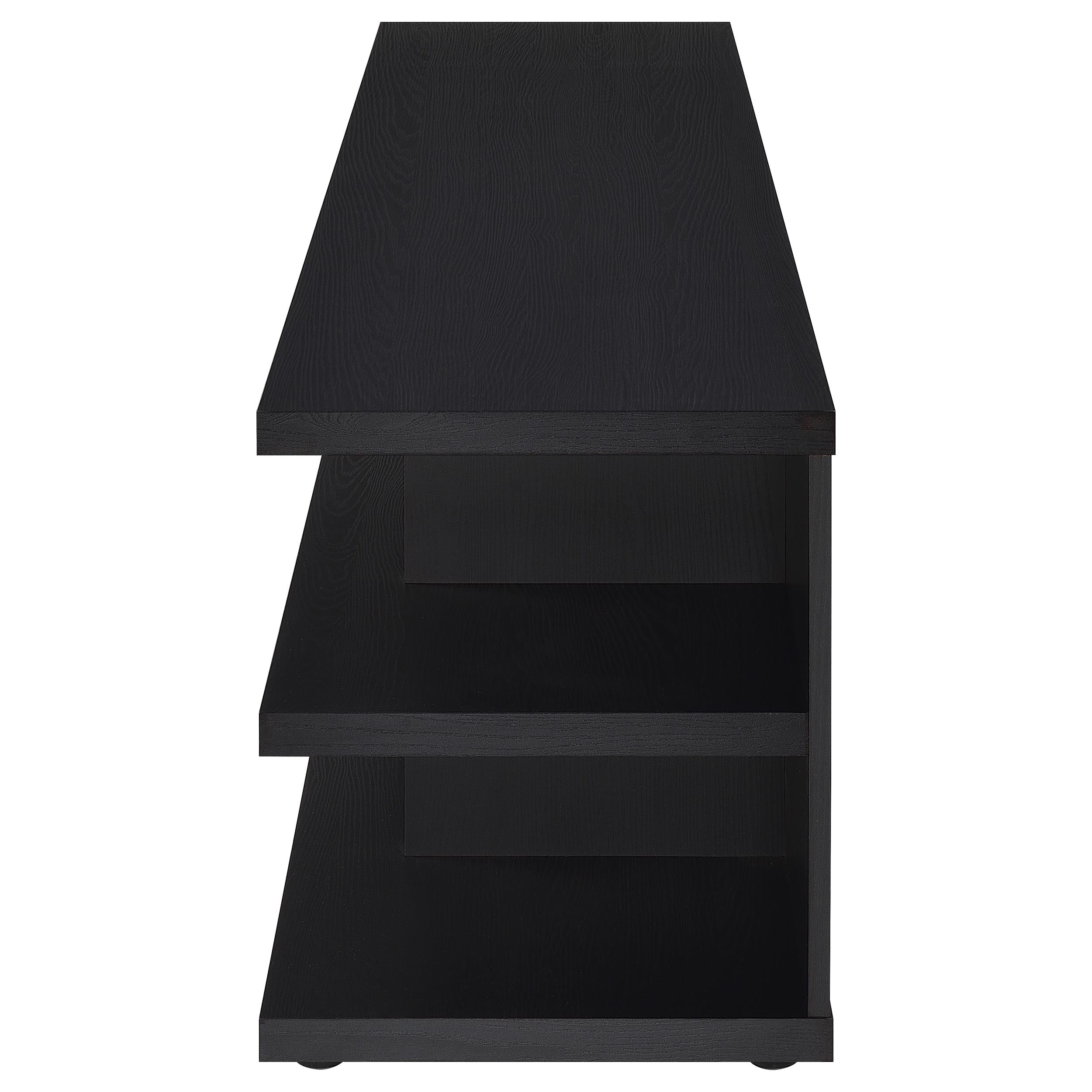 Cartmill 78-inch 2-tier Tv Stand Media Console Black
