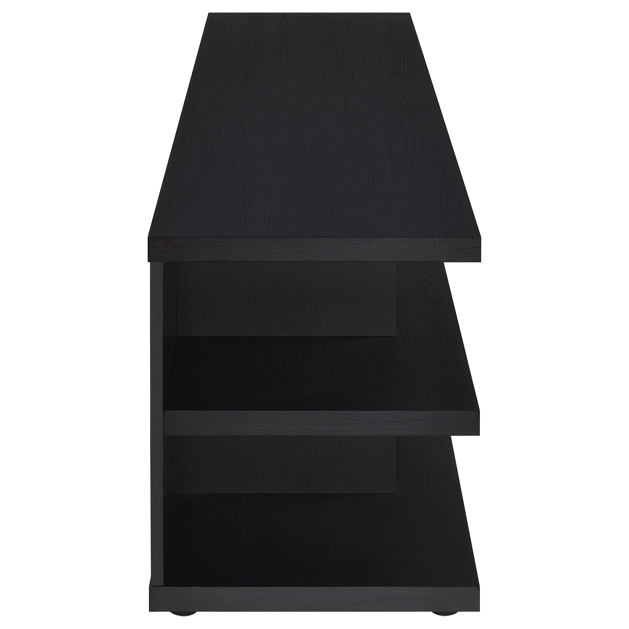 Cartmill 78-inch 2-tier Tv Stand Media Console Black