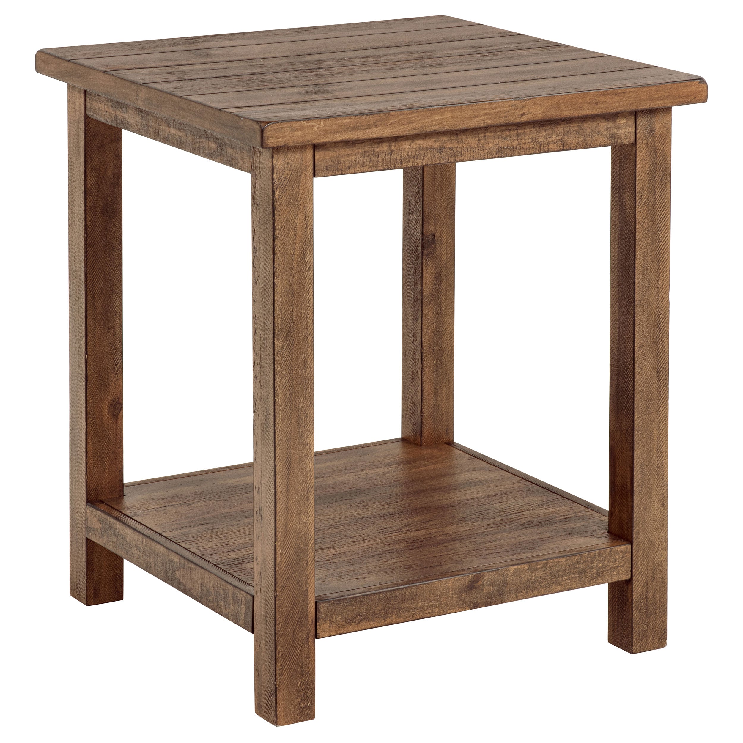 Payne 2-piece Coffee And End Table Set Distressed Brown