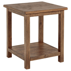 Payne 2-piece Coffee And End Table Set Distressed Brown