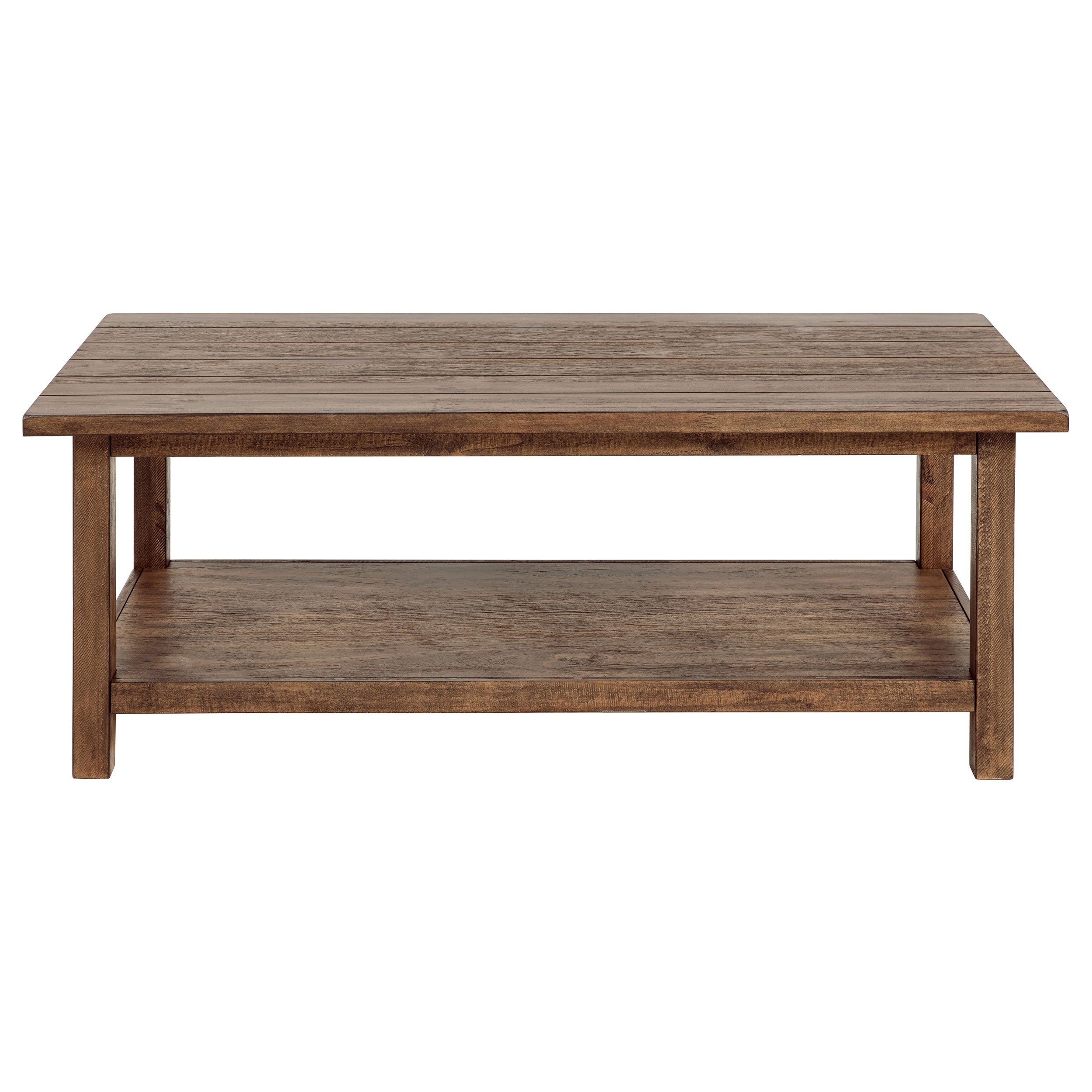 Payne 2-piece Coffee And End Table Set Distressed Brown
