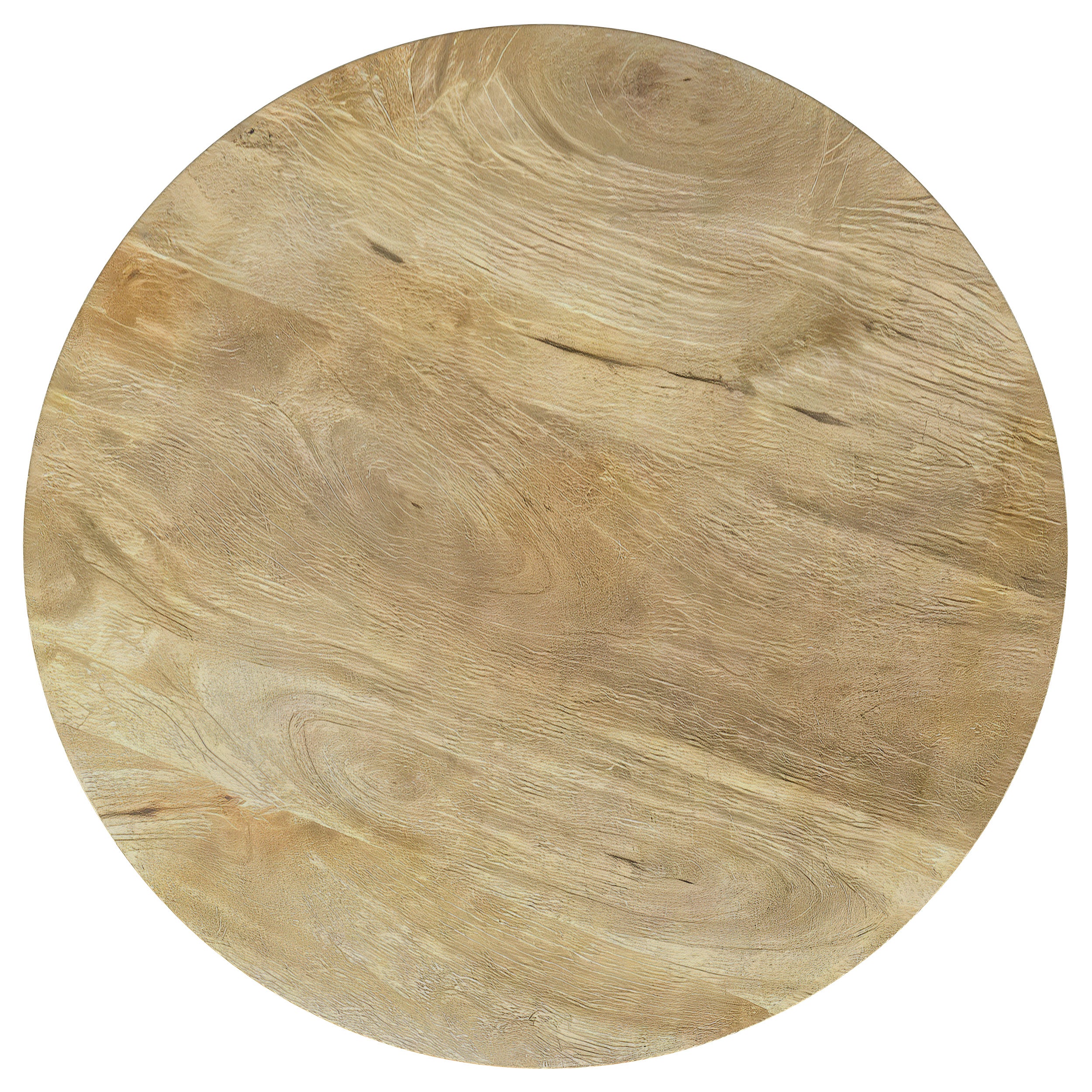 Touhy 3-piece Round Coffee And End Table Set Natural Mango