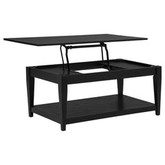 Lindenton Lift-top Occasional Cocktail Coffee Table Black