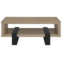 Dinard Engineered Wood Cocktail Coffee Table Latte