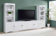 Laughlin 3-piece Entertainment Center Tv Stand White