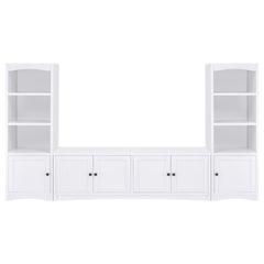 Laughlin 3-piece Entertainment Center Tv Stand White