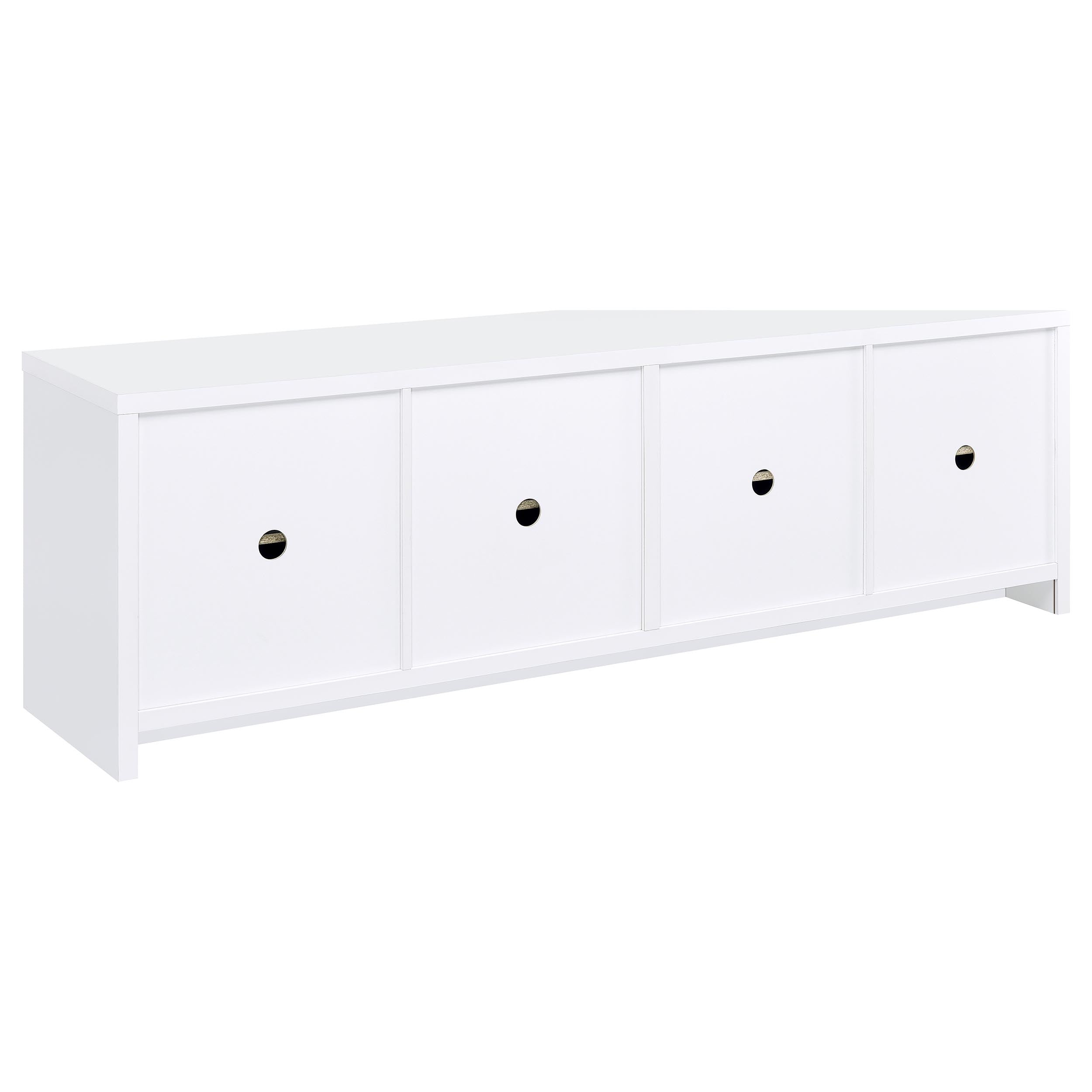 Laughlin 3-piece Entertainment Center Tv Stand White