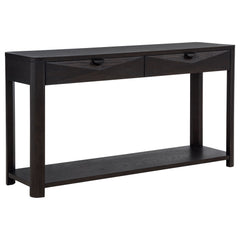 Marcelo Sofa Console Table With 2 Drawers And Shelf Coffee