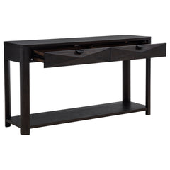 Marcelo Sofa Console Table With 2 Drawers And Shelf Coffee